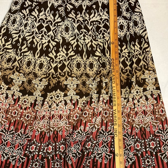 Liz Claiborne A line Autumn Colors Cotton Lined Skirt Size 12 - Picture 4 of 6